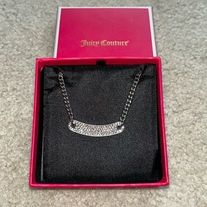Juicy couture pave necklace
